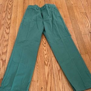 Boys, vineyard, vines, breaker pants, green, size 12